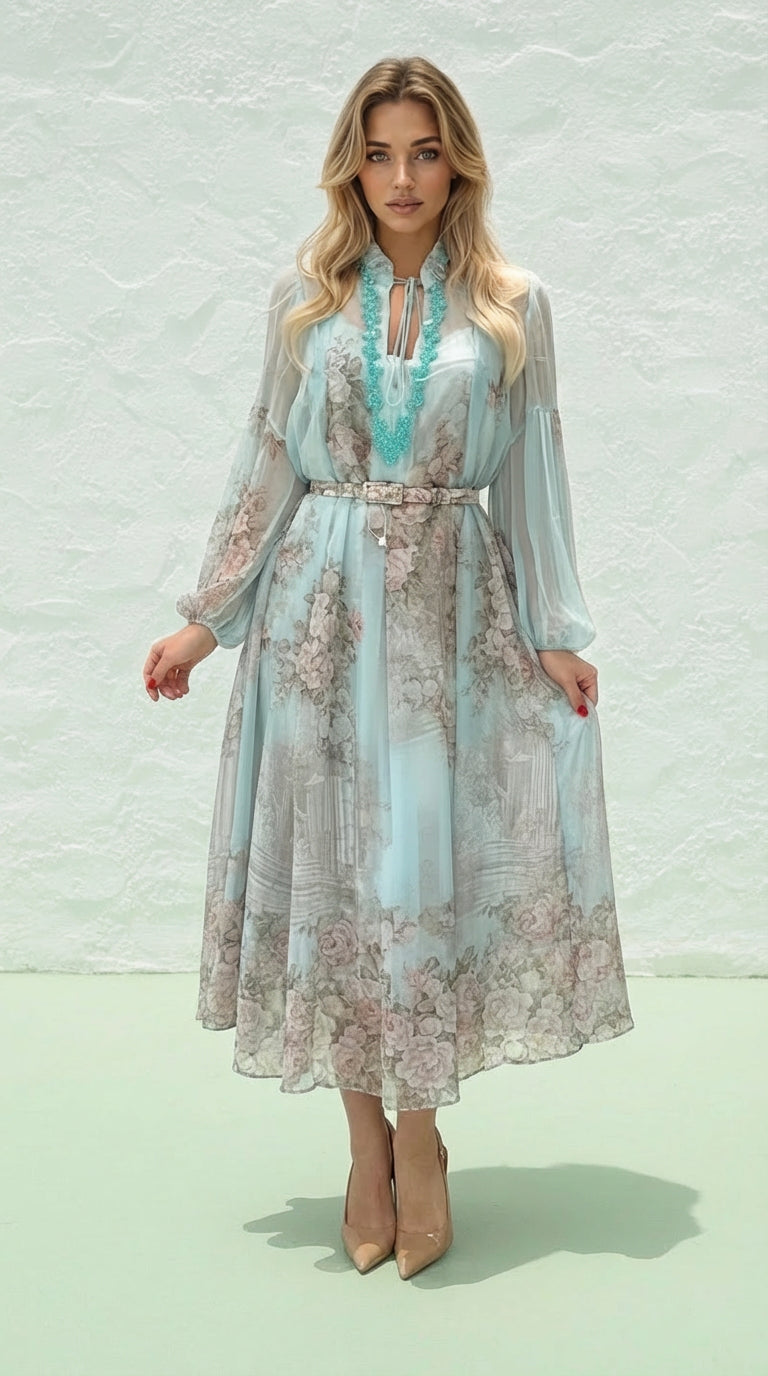 Robe Cocktail "AZUR"