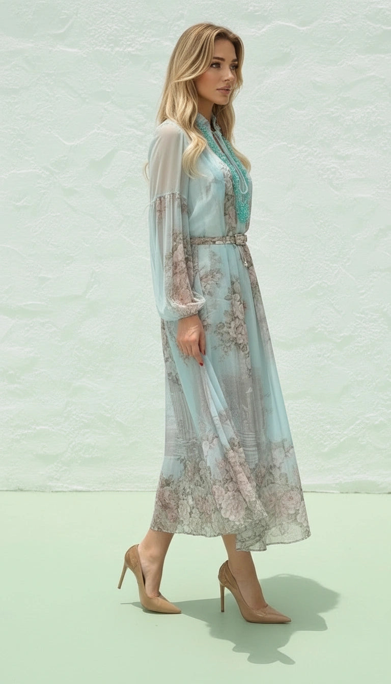 Robe Cocktail "AZUR"